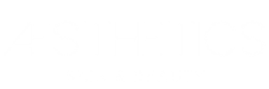 logo aesthetics rosengarten weiß