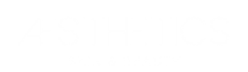 Logo Aesthetics Rosengarten - weiß